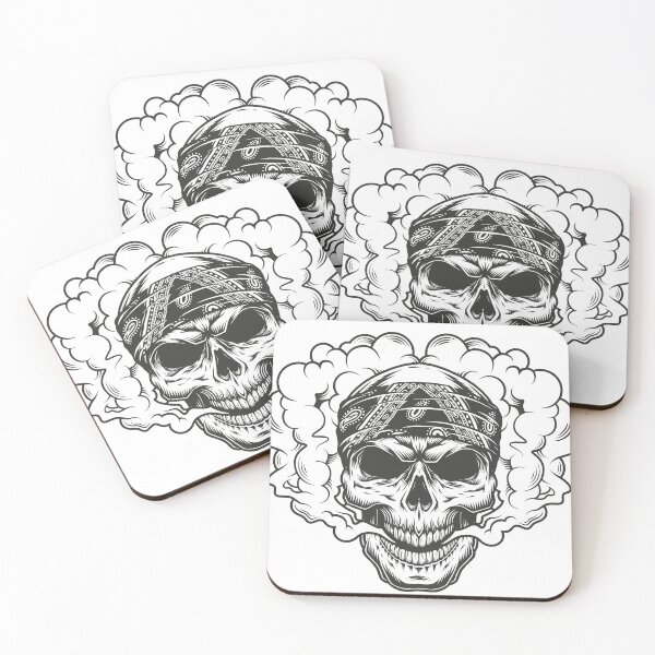 Aperçu de l'œuvre skull smoke vapor créée et vendue par klaimeDESIGN.