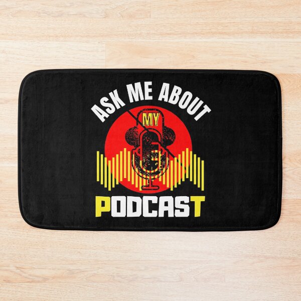 Item preview, Ask Me About My Podcast designed and sold by Vibing-Right.
