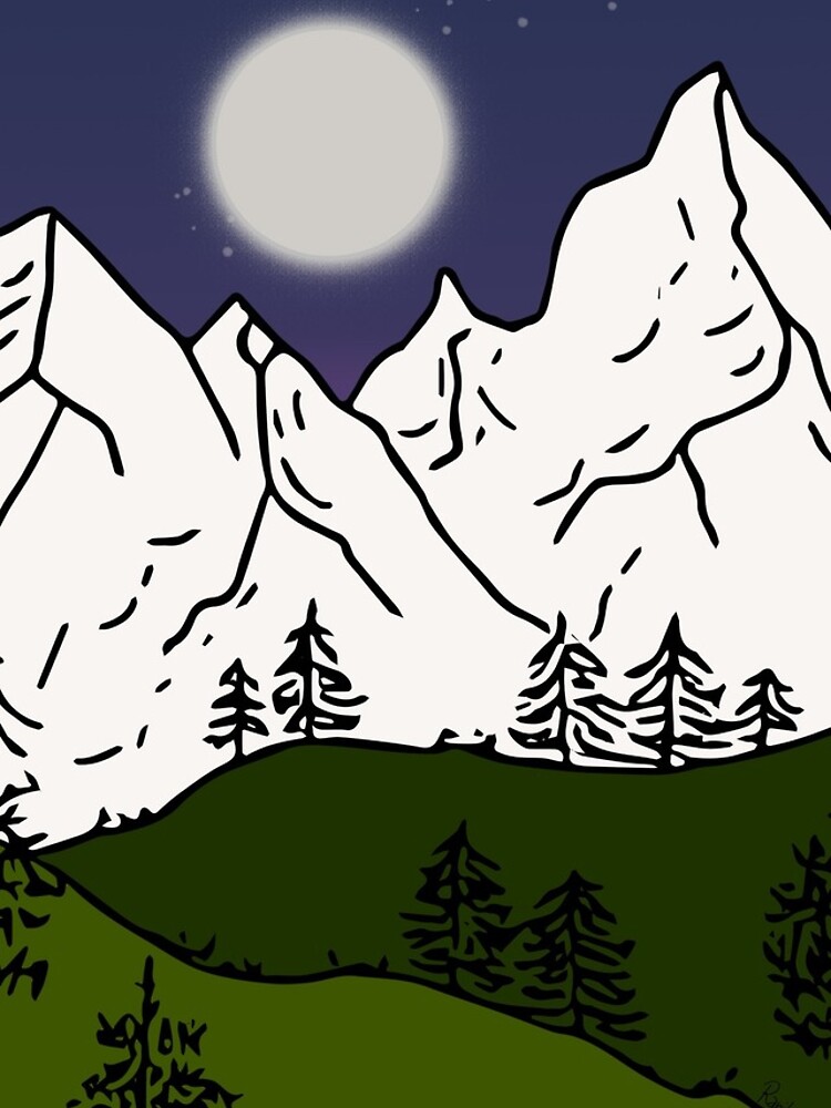 weisse berge von RanitasArt