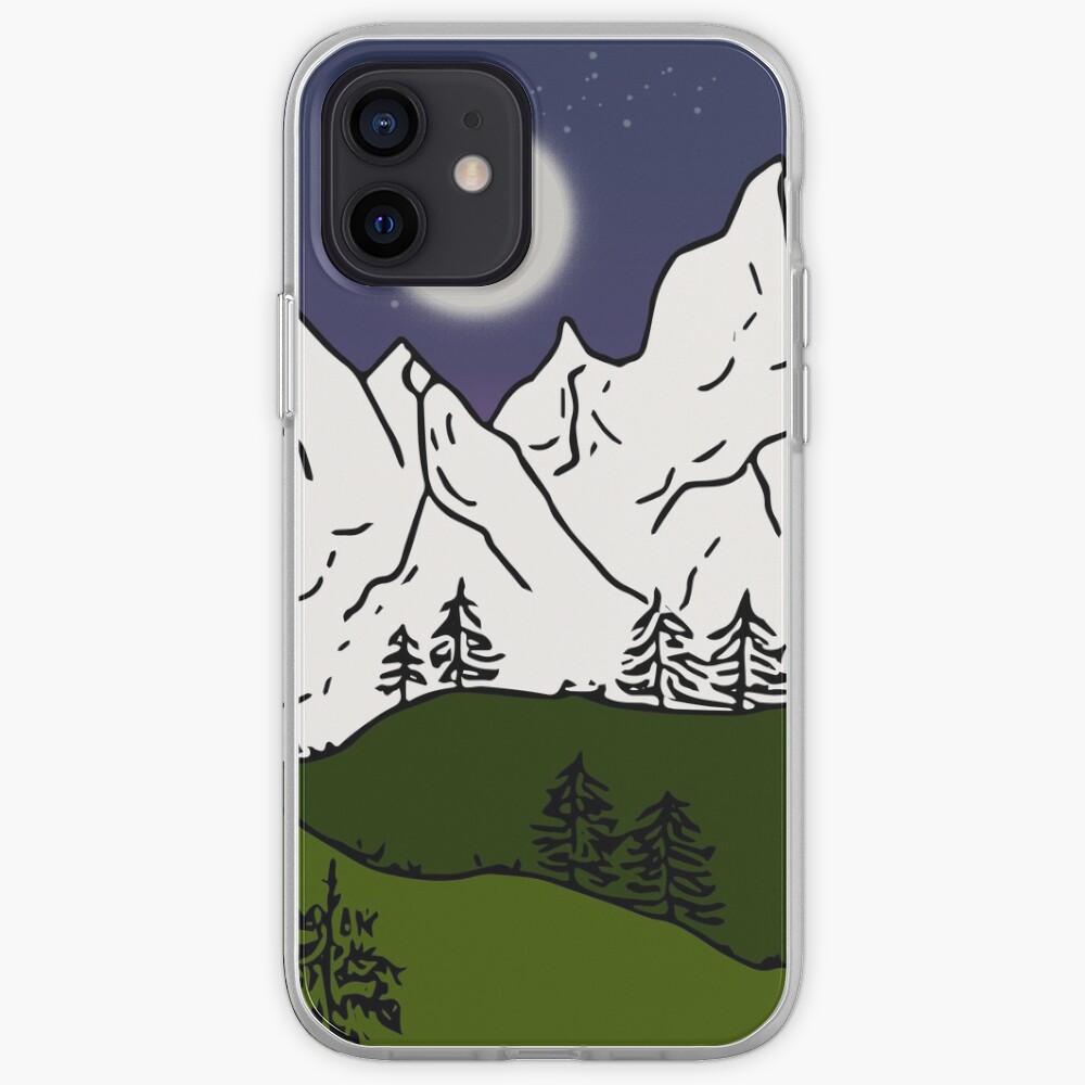 weisse berge iPhone-Hülle & Cover