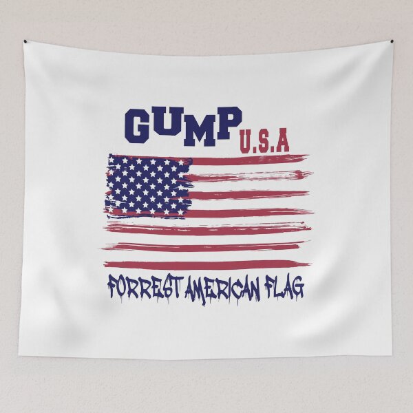 Item preview, Forrest Gump American Flag designed and sold by ImManisLa.