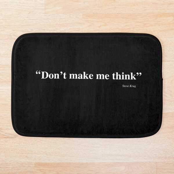 Item preview, No me hagas pensar designed and sold by Re-creativ.