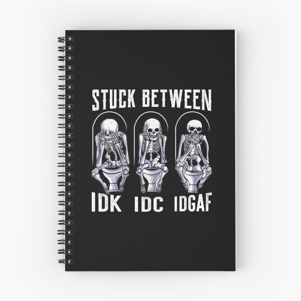 Item preview, Atascado entre IDK IDC e IDGAF designed and sold by Doa-ibu.