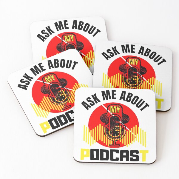 Item preview, Ask Me About My Podcast designed and sold by Vibing-Right.