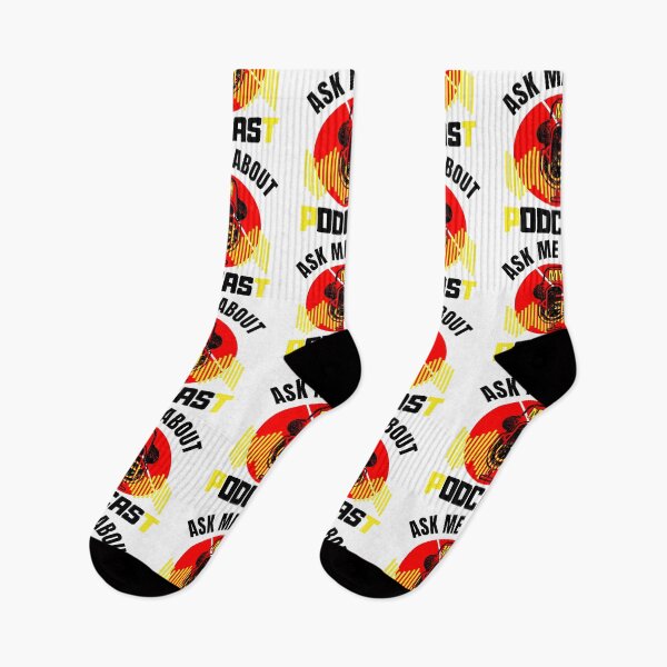Item preview, Ask Me About My Podcast designed and sold by Vibing-Right.