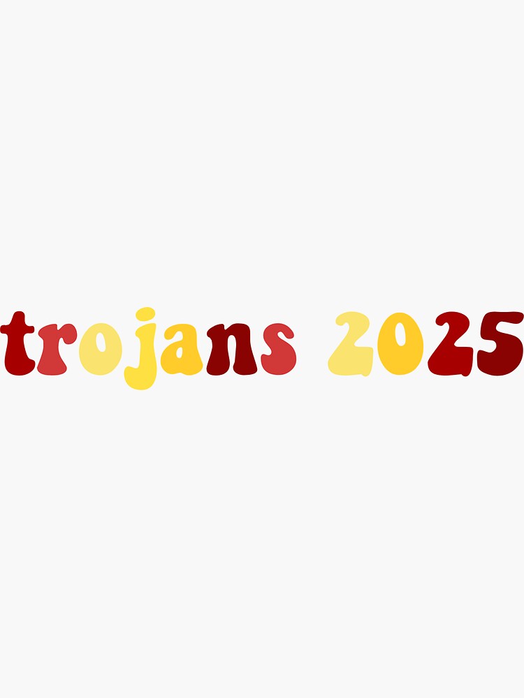 "usc 2025 sticker" Sticker for Sale by maliacampain Redbubble