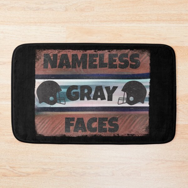 Item preview, Nameless Gray Faces Professional Football designed and sold by Gordon Nelson.