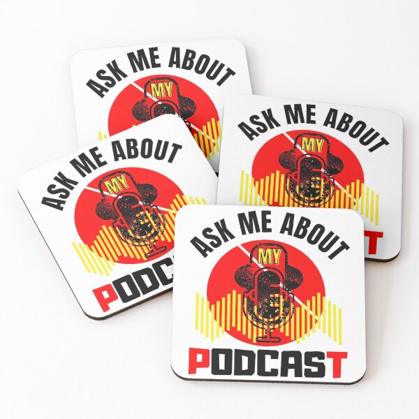 Item preview, Ask Me About My Podcast designed and sold by Vibing-Right.