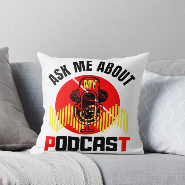 Item preview, Ask Me About My Podcast designed and sold by Vibing-Right.