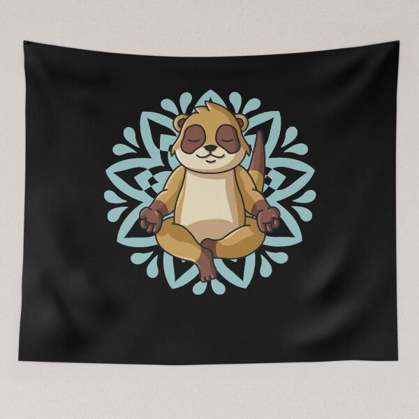 Item preview, Meerkat Yoga Mandala Spiritual yoga women designed and sold by 123428094.