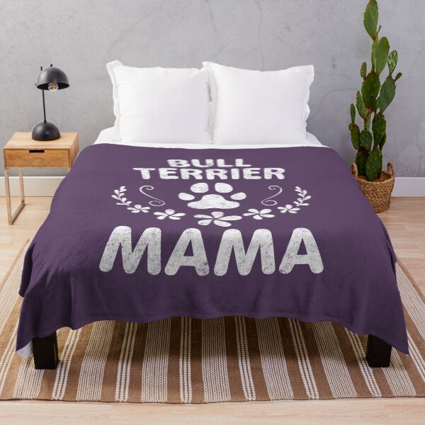 Artikelvorschau, Bullterrier Mama Shirt Bullterrier Mutter Lustiges Hundemama Geschenk entworfen und verkauft von KuznecovaDesign.