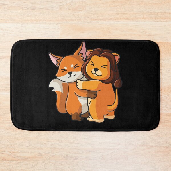 Item preview, Fox and Lion cute Hug Cuddle Animals designed and sold by 123428094.