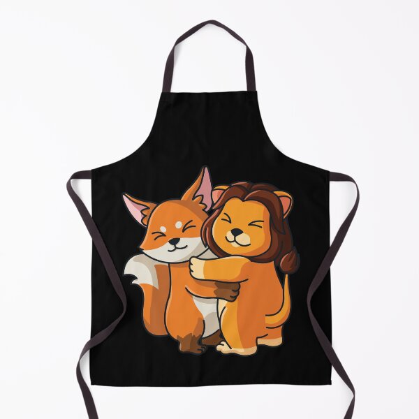 Item preview, Fox and Lion cute Hug Cuddle Animals designed and sold by 123428094.