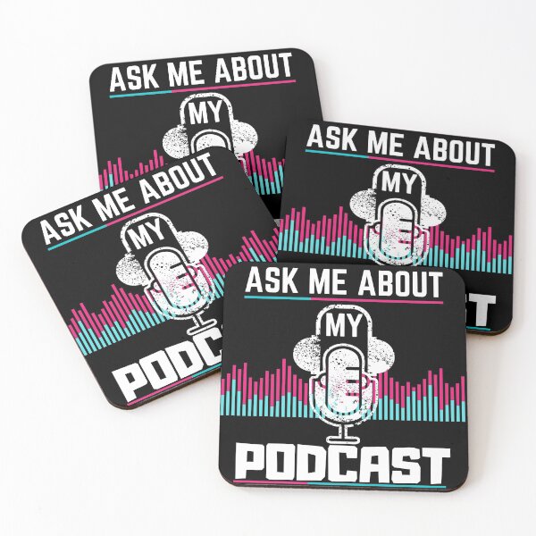 Item preview,  Ask Me About My Podcast designed and sold by Vibing-Right.
