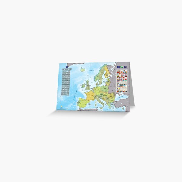 Aperçu de l'œuvre "United States of Europe" : Carte de l'Europe fédérale (version verte) créée et vendue par Multinatio.