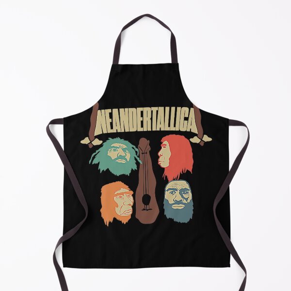 Item preview, Neandertallica - Rock Band - Funny Pun T-Shirt designed and sold by GrandPrix14s.