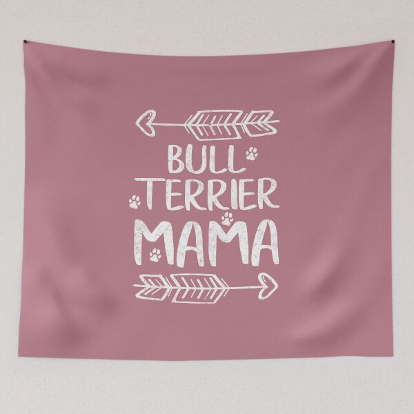 Item preview, Bull Terrier Mama Shirt Bull Terrier Mom Funny Dog Mom Gift designed and sold by KuznecovaDesign.
