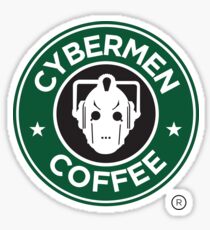 Cybermen Coffee Sticker