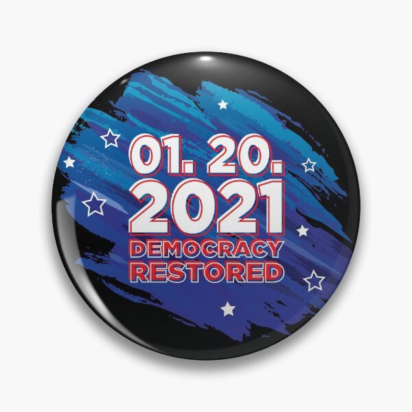 Item preview, Democracy Restored-Inauguration Day 2021 (Abstract Flag Design)  designed and sold by HeraAndKosmos.