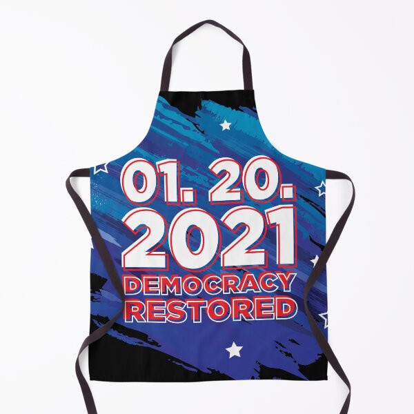 Item preview, Democracy Restored-Inauguration Day 2021 (Abstract Flag Design)  designed and sold by HeraAndKosmos.