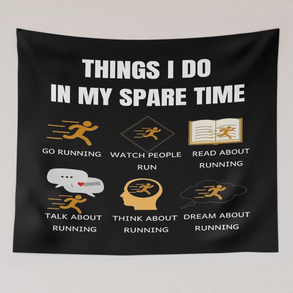 Item preview, Things I Do In My Spare Time. Run designed and sold by Damitparasayo.