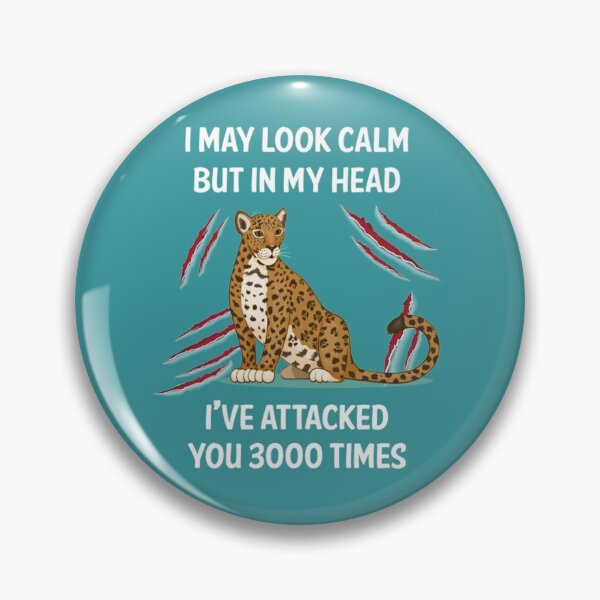 Item preview, Jaguar Jaguar I May Look Calm But In My Head designed and sold by Ixachiart.