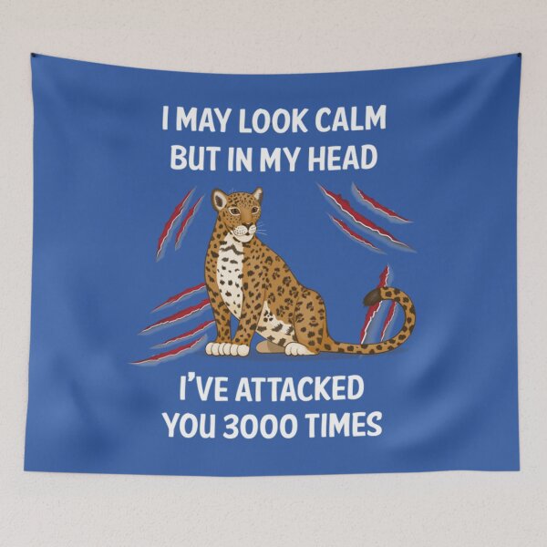 Item preview, Jaguar Jaguar I May Look Calm But In My Head designed and sold by Ixachiart.