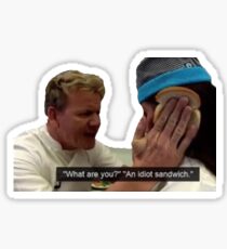 Idiot Sandwich Sticker
