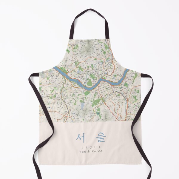 Item preview, Seoul Map Art designed and sold by Yuza Art.
