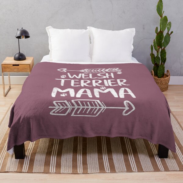 Artikelvorschau, Welsh Terrier Mama Shirt Welsh Terrier Mom Lustige Hundemama entworfen und verkauft von KuznecovaDesign.