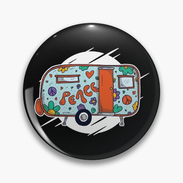 Item preview, Hippy 60s Style Peace Caravan designed and sold by TeesByMark.