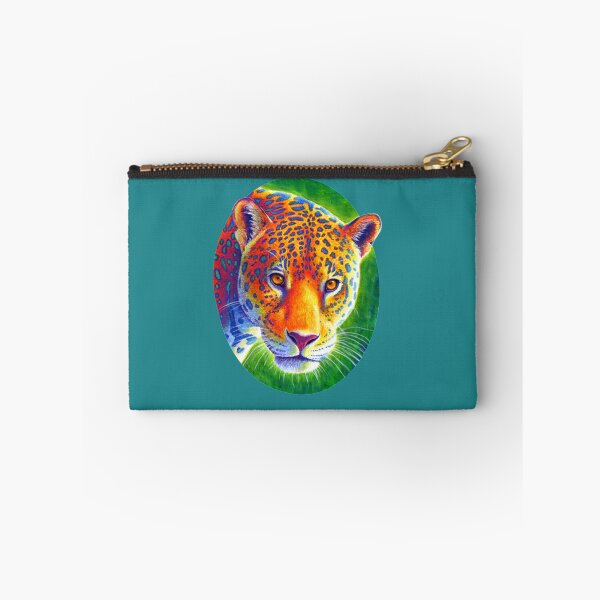Item preview, Jaguar Light in the Rainforest Colorful Jaguar designed and sold by Ixachiart.