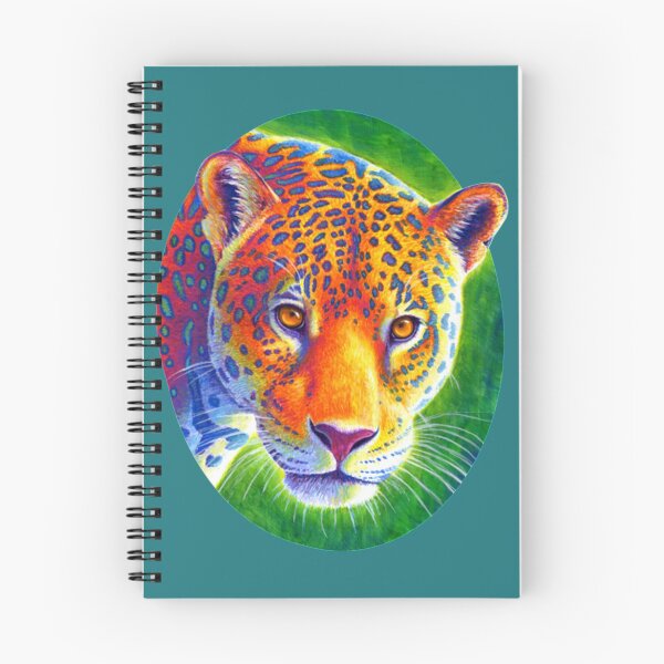 Item preview, Jaguar Light in the Rainforest Colorful Jaguar designed and sold by Ixachiart.