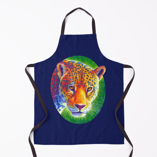 Item preview, Jaguar Light in the Rainforest Colorful Jaguar designed and sold by Ixachiart.