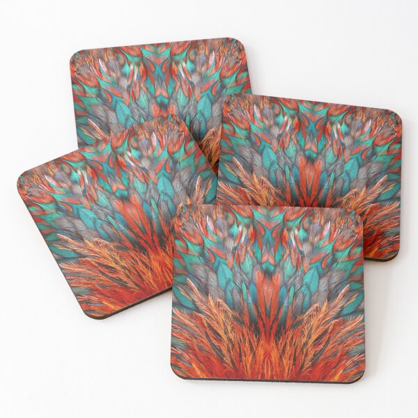 Item preview, Rainbow feather, colorful  designed and sold by wisamart.