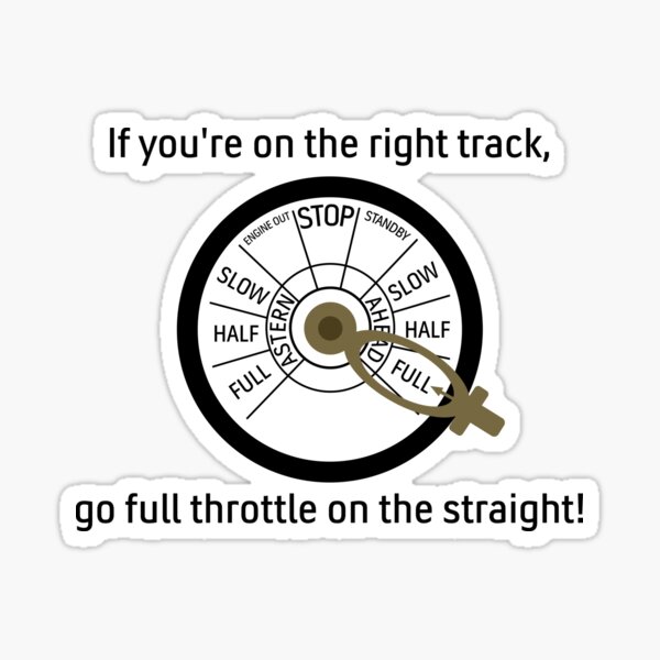 if-you-are-on-the-right-track-sticker-for-sale-by-hilbert72-redbubble