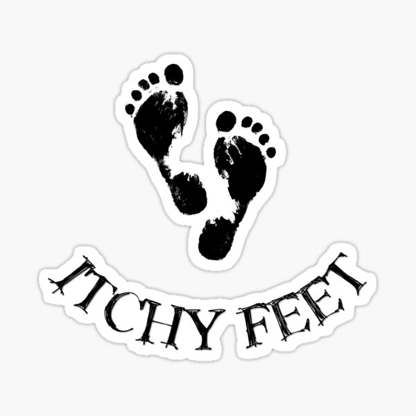 Item preview, Itchy feet designed and sold by sunburntland australiana.