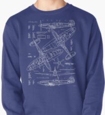 Spitfire Concept Blueprints Pullover
