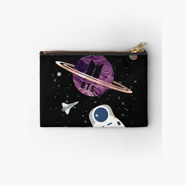 Item preview, BTS Space Logo Planet Broke Kpop Stan Army Astronaut Digital Art designed and sold by AloraDesigns.