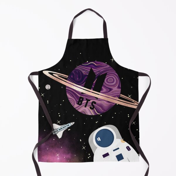 Item preview, BTS Space Logo Planet Broke Kpop Stan Army Astronaut Digital Art designed and sold by AloraDesigns.