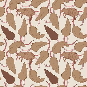 Artwork thumbnail, RATS PATTERN (Vanilla) by sarahbustillo