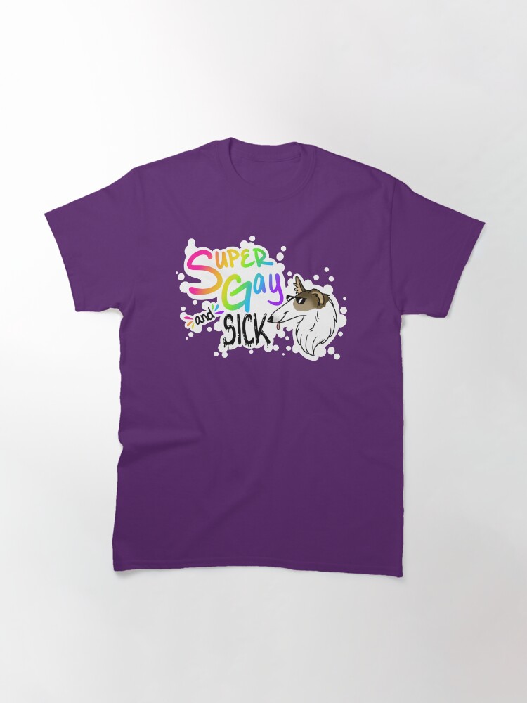 Alternate view of Super Gay and SICK Classic T-Shirt