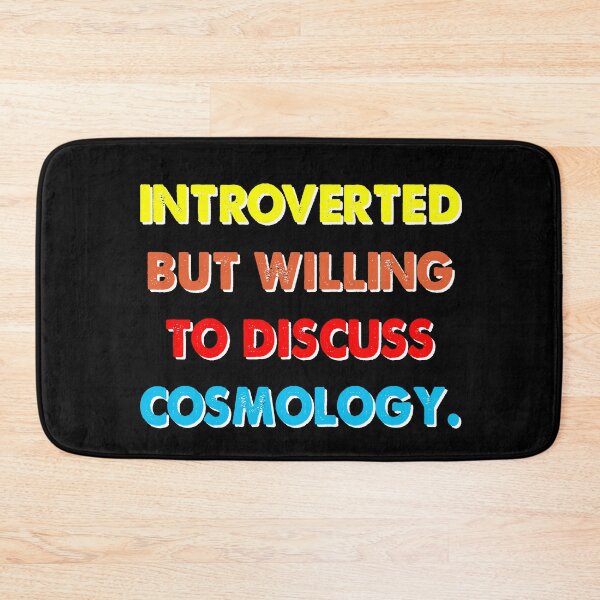 Item preview, Introverted But Willing To Discuss Cosmology Retro designed and sold by ContreiDesign.