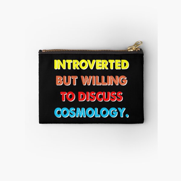 Item preview, Introverted But Willing To Discuss Cosmology Retro designed and sold by ContreiDesign.