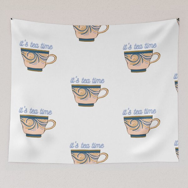 Item preview, It's tea time sticker designed and sold by theamalia.