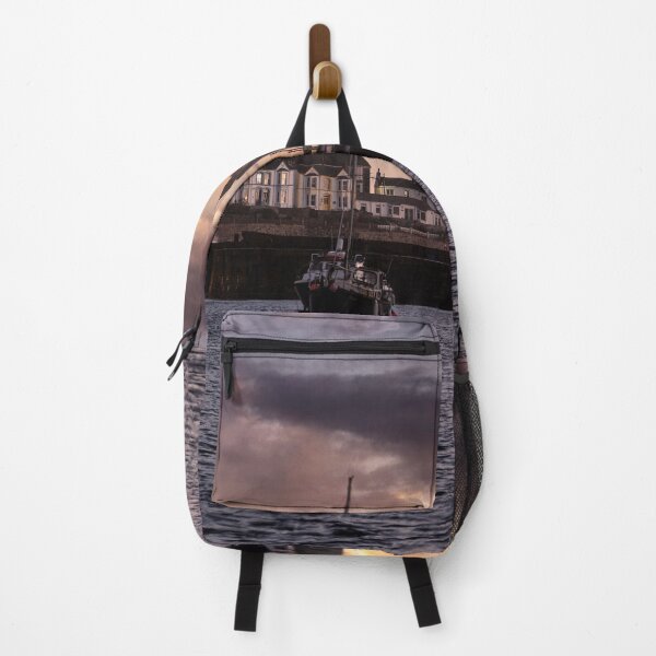 Item preview, Storm in Porthleven harbour Cornwall designed and sold by kathleenjean.
