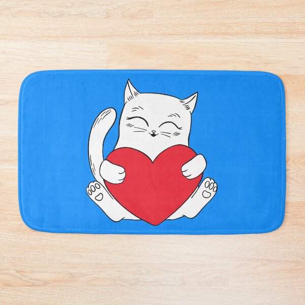 Item preview, Kitten Holding Heart designed and sold by Piztees.