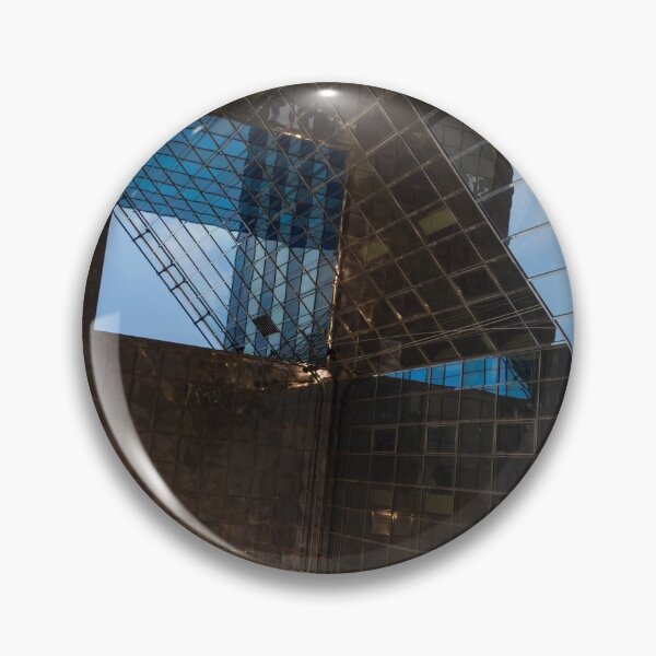 Item preview, Copper, Glass and Steel Geometry - Fabulous Modern Architecture in London, UK - Horizontal  designed and sold by Georgia Mizuleva.