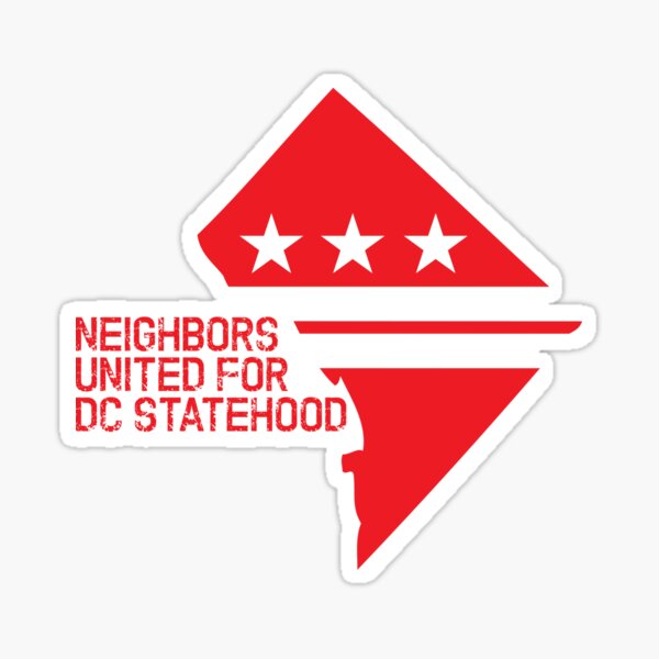 neighbor untdstatehood Sticker