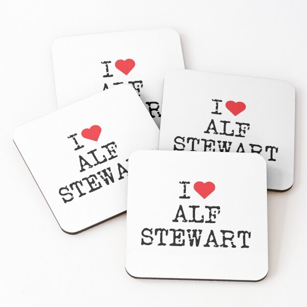 Artikelvorschau, ALF STEWART - Ich liebe Alf Stewart Heim- und Auswärtst-shirt entworfen und verkauft von Go Logo Designs.